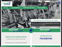 Tablet Screenshot of cardio-forme.com
